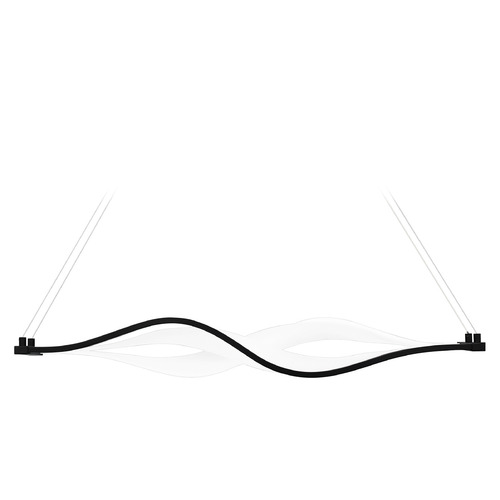 Saratoga 38-Inch LED Linear Light in Matte Black by Quoizel Lighting