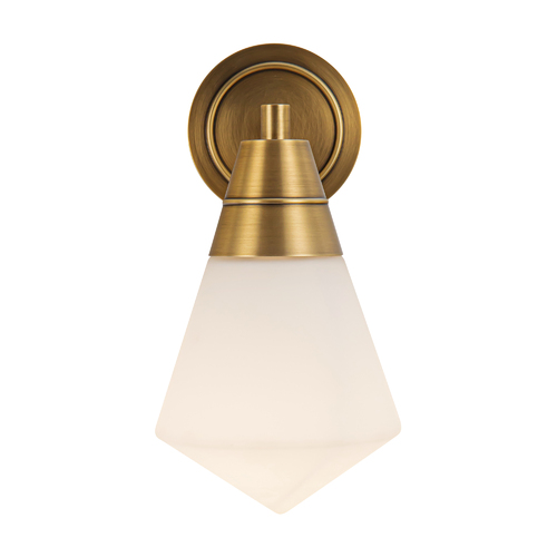 Willard 11.50-Inch Wall Sconce in Vintage Brass by Alora Lighting