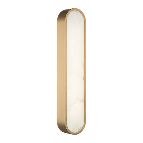 Matteo Lighting Matteo Lighting Marblestone Aged Gold Brass LED Sconce W05922AG