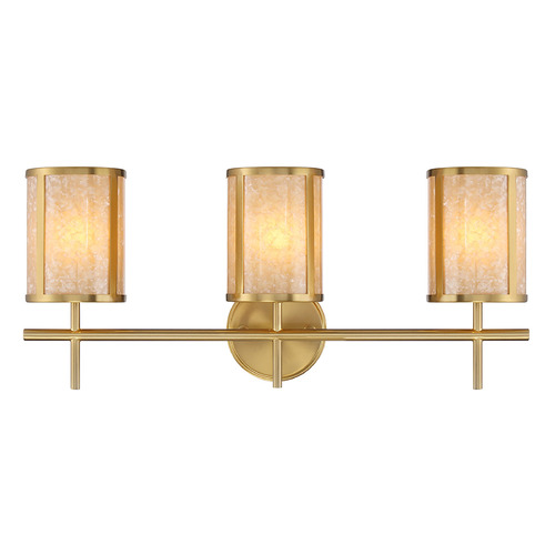 Savoy House Lighting Camden Warm Brass Bathroom Light