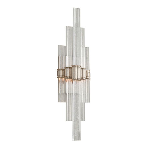 Corbett Lighting Corbett Lighting Viola Warm Silver Leaf Sconce 236-12-WSL