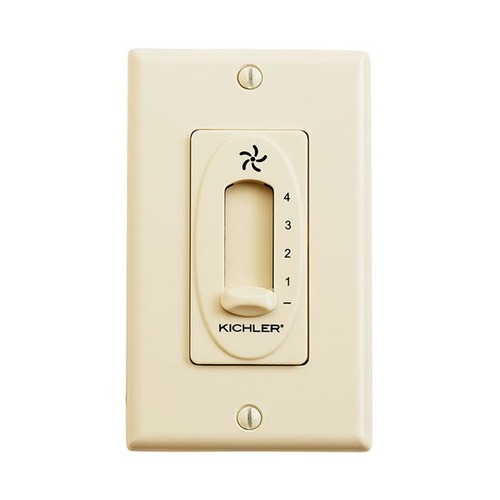 Kichler Lighting Four-Speed Fan Slide Control in Ivory by Kichler Lighting 337012IV