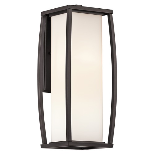 Kichler Lighting Bowen 18-Inch Outdoor Wall Light in Bronze by Kichler Lighting 49339AZ