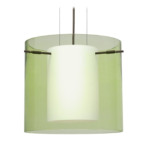 Besa Lighting Pahu Bronze LED Pendant Light