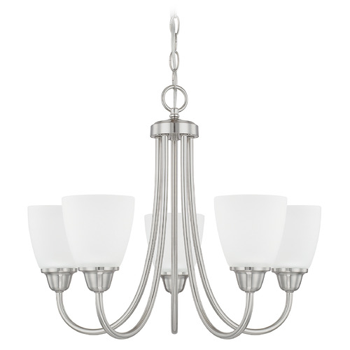 HomePlace by Capital Lighting Trenton 21-Inch Chandelier in Brushed Nickel by HomePlace Lighting 415151BN-337