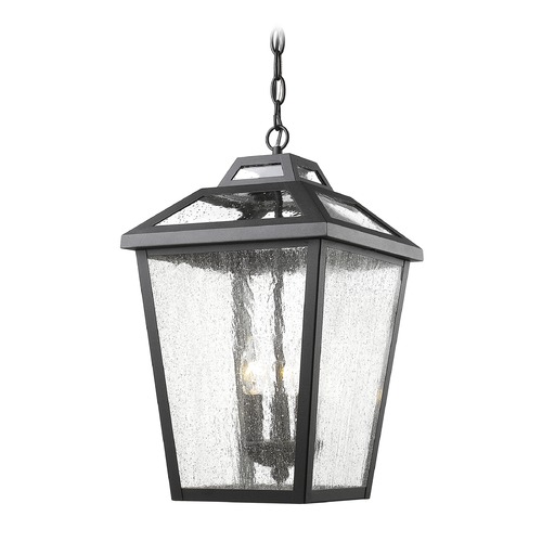 Z-Lite Bayland Black Outdoor Hanging Light by Z-Lite 539CHB-BK