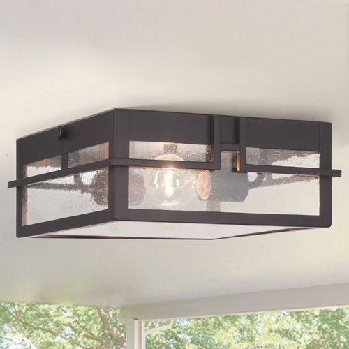 Boxwood Antique Bronze Flush Mount by Progress Lighting