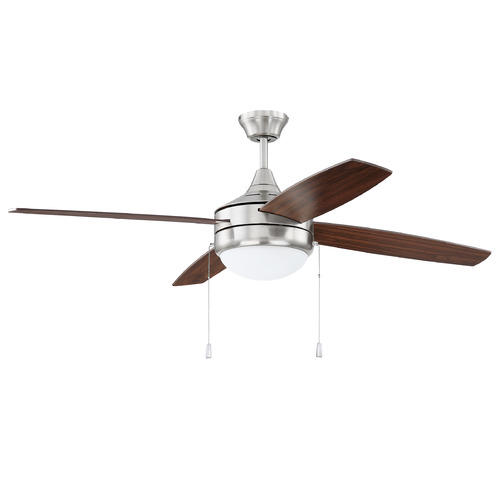 Craftmade Lighting Phaze 52-Inch LED Fan in Brushed Polished Nickel by Craftmade Lighting PHA52BNK4