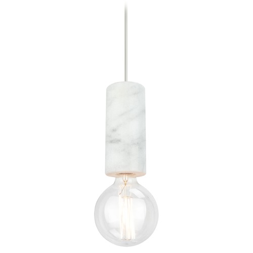 Matteo Lighting Marmo Marble(white) Mini Pendant by Matteo Lighting C56601WH