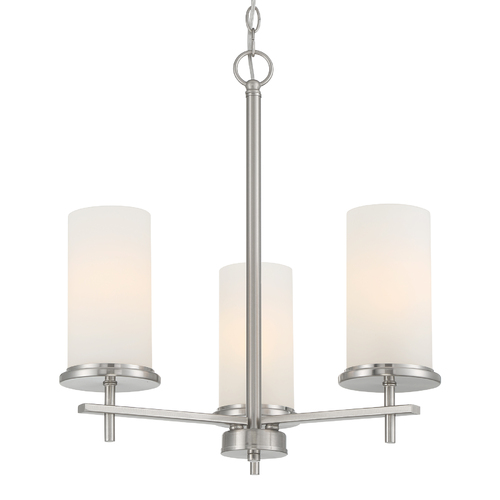 Haisley 20-Inch Chandelier in Brushed Nickel by Minka Lavery