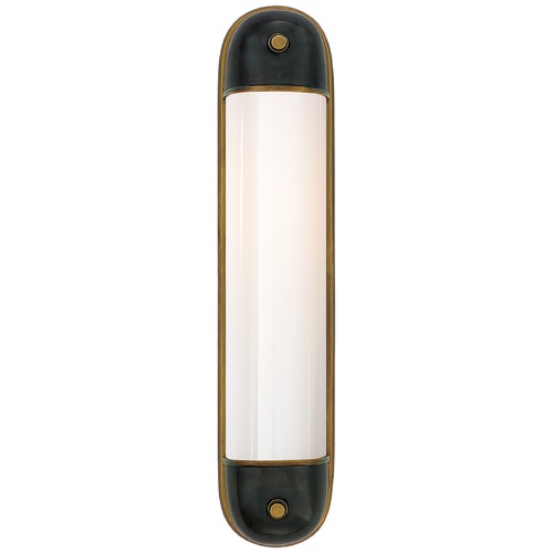 Visual Comfort Signature Collection Thomas OBrien Selecta Sconce in Bronze & Brass by Visual Comfort Signature TOB2062BZHABWG
