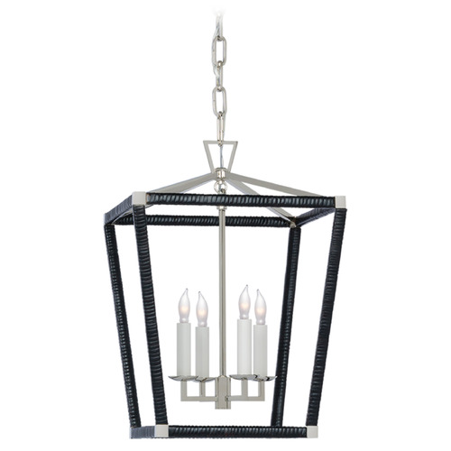 Visual Comfort Signature Collection Chapman & Myers Darlana Small Lantern in Nickel by VC Signature CHC5876PNBRT