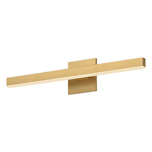 Kuzco Lighting Vega Brushed Gold LED Vertical Bathroom Light
