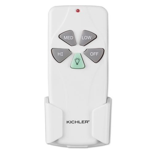 Kichler Lighting Universal Fan Remote Control in White by Kichler Lighting 337001WH