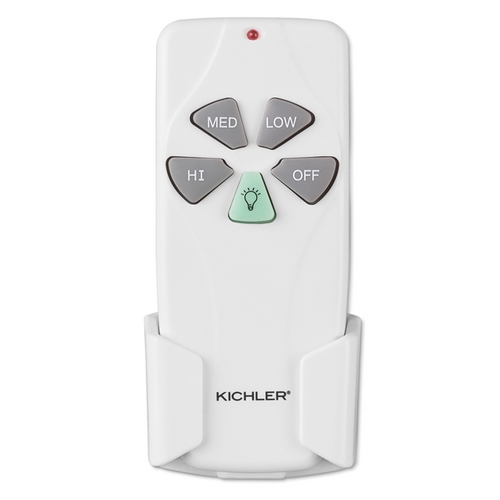 Kichler Lighting Universal Fan Remote Control in White by Kichler Lighting 337001WH
