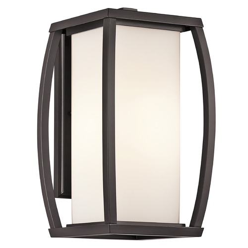 Kichler Lighting Bowen 15.75-Inch Outdoor Wall Light in Bronze by Kichler Lighting 49338AZ