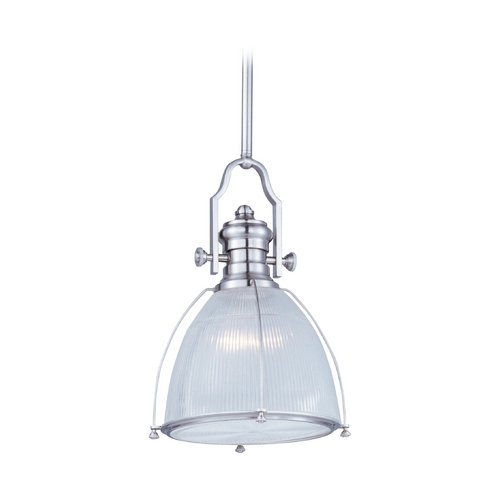 Maxim Lighting Hi-Bay Satin Nickel Pendant by Maxim Lighting 25003CLSN