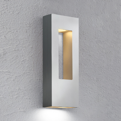 Atlantis 16-Inch LED Outdoor Wall Light in Titanium by Hinkley Lighting