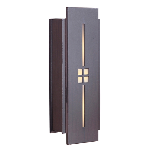 Craftmade Lighting Rectangular Lighted Touch Doorbell Button in Aged Iron by Craftmade Lighting TB1030-AI