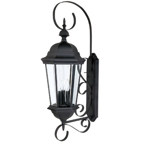 Carriage House 36-Inch Outdoor Wall Light in Black by Capital Lighting