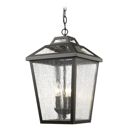 Z-Lite Bayland Oil Rubbed Bronze Outdoor Hanging Light by Z-Lite 539CHB-ORB