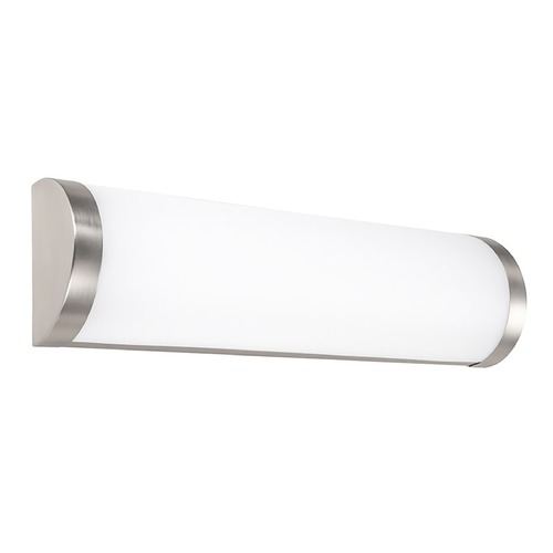 WAC Lighting Fuse Brushed Nickel LED Bathroom Light by WAC Lighting WS-180216-30-BN
