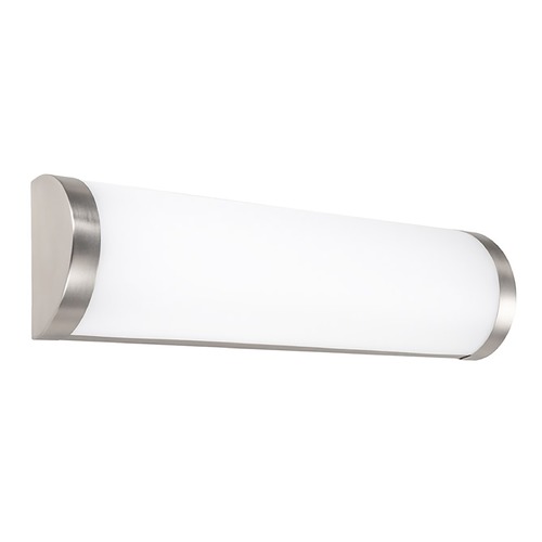 Fuse Brushed Nickel LED Bathroom Light by WAC Lighting