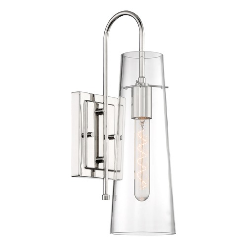 Alondra Polished Nickel Sconce by Satco Lighting