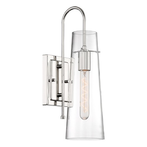 Satco Lighting Alondra Polished Nickel Sconce by Satco Lighting 60/6869