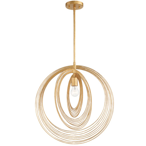 Crystorama Lighting Doral 20-Inch Pendant in Renaissance Gold by Crystorama Lighting DOR-B7711-RG