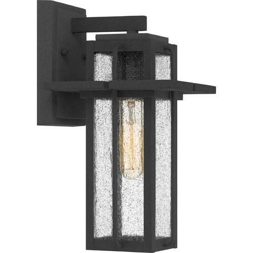Randall Outdoor Wall Light in Mottled Black by Quoizel Lighting