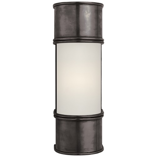 Visual Comfort Signature Collection E.F. Chapman Oxford 12-Inch Bath Sconce in Bronze by Visual Comfort Signature CHD1551BZFG