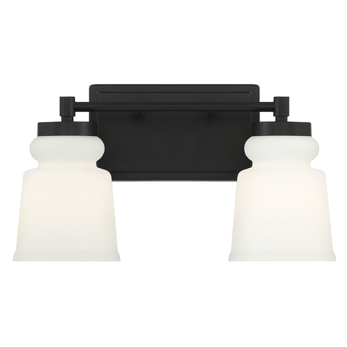 14.5-Inch Vanity Light in Matte Black by Meridian