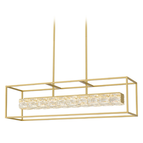 Quoizel Lighting Dazzle 35.50-Inch LED Linear Light in Soft Gold by Quoizel Lighting PCDZ136SGD