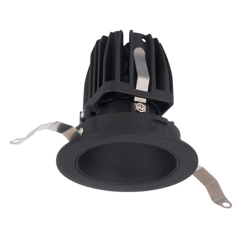 WAC Lighting 2-Inch FQ Shallow Black LED Recessed Trim by WAC Lighting R2FRD1T-930-BK