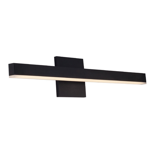 Kuzco Lighting Vega Black LED Vertical Bathroom Light