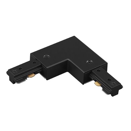 Black J Track Right L Connector by WAC Lighting