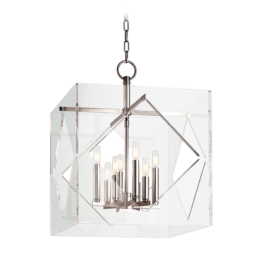 Travis Polished Nickel Pendant by Hudson Valley Lighting