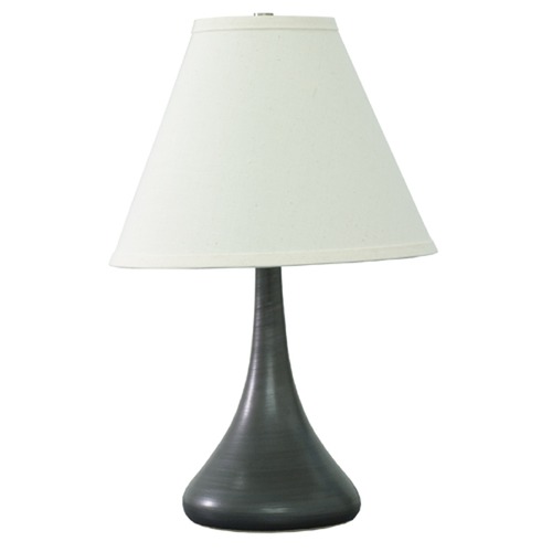 House of Troy Lighting House of Troy Scatchard Black Matte Table Lamp with Conical Shade GS802-BM