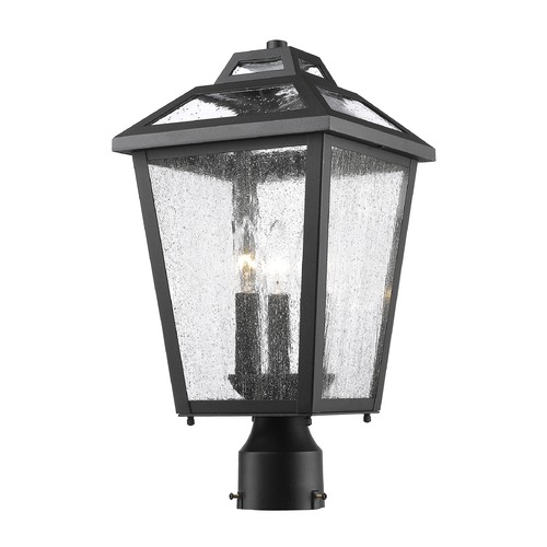 Z-Lite Bayland Black Post Light by Z-Lite 539PHMR-BK