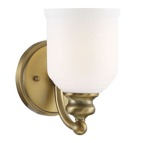 Savoy House Melrose Warm Brass Sconce by Savoy House 9-6836-1-322