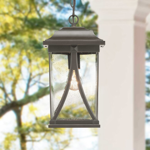 Abbott Antique Bronze Outdoor Hanging Light by Progress Lighting