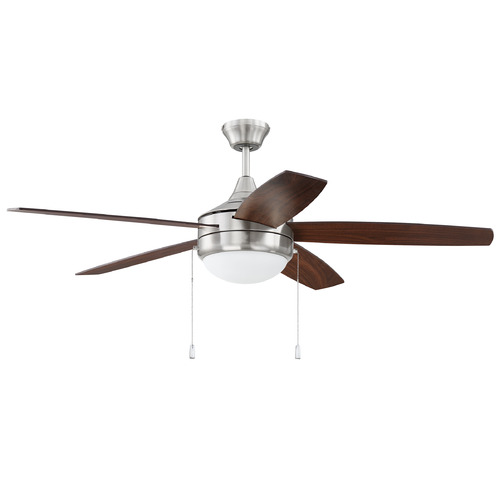 Phaze 52-Inch LED Fan in Brushed Polished Nickel by Craftmade Lighting