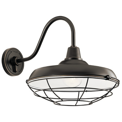 Pier 16.50-Inch Wide Olde Bronze Outdoor Wall Light by Kichler Lighting