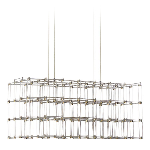 Linwood 31-Inch Linear Chandelier in Chrome by Eurofase Lighting