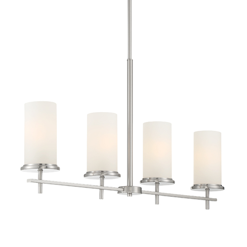 Minka Lavery Haisley 34-Inch Linear Chandelier in Brushed Nickel by Minka Lavery 4097-84