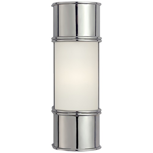Visual Comfort Signature Collection E.F. Chapman Oxford 12-Inch Bath Sconce in Chrome by Visual Comfort Signature CHD1551CHFG