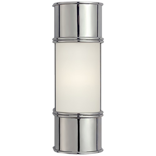 E.F. Chapman Oxford 12-Inch Bath Sconce in Chrome by Visual Comfort Signature