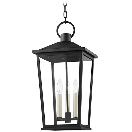 Troy Lighting Soren Textured Black Outdoor Hanging Light