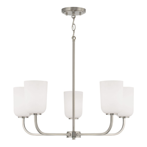 Lawson 5-Light Chandelier in Nickel by HomePlace by Capital Lighting